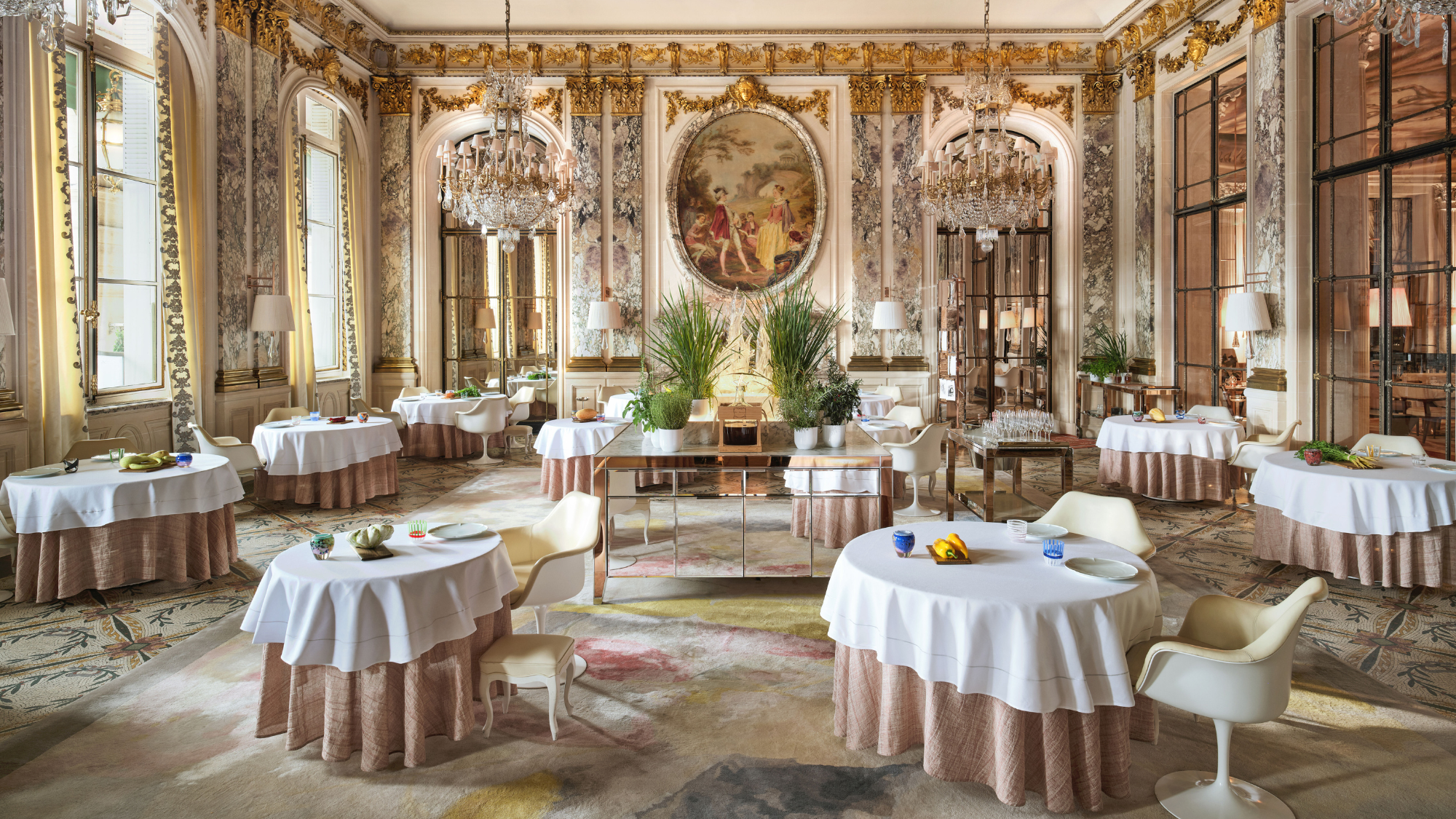 Alain Ducasse restaurant at Le Meurice
