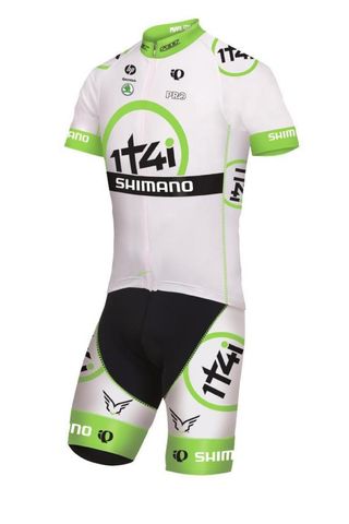 The jersey of the new team is a simple but modern black and white design, with the trend of green branding continuing with 1t4i.