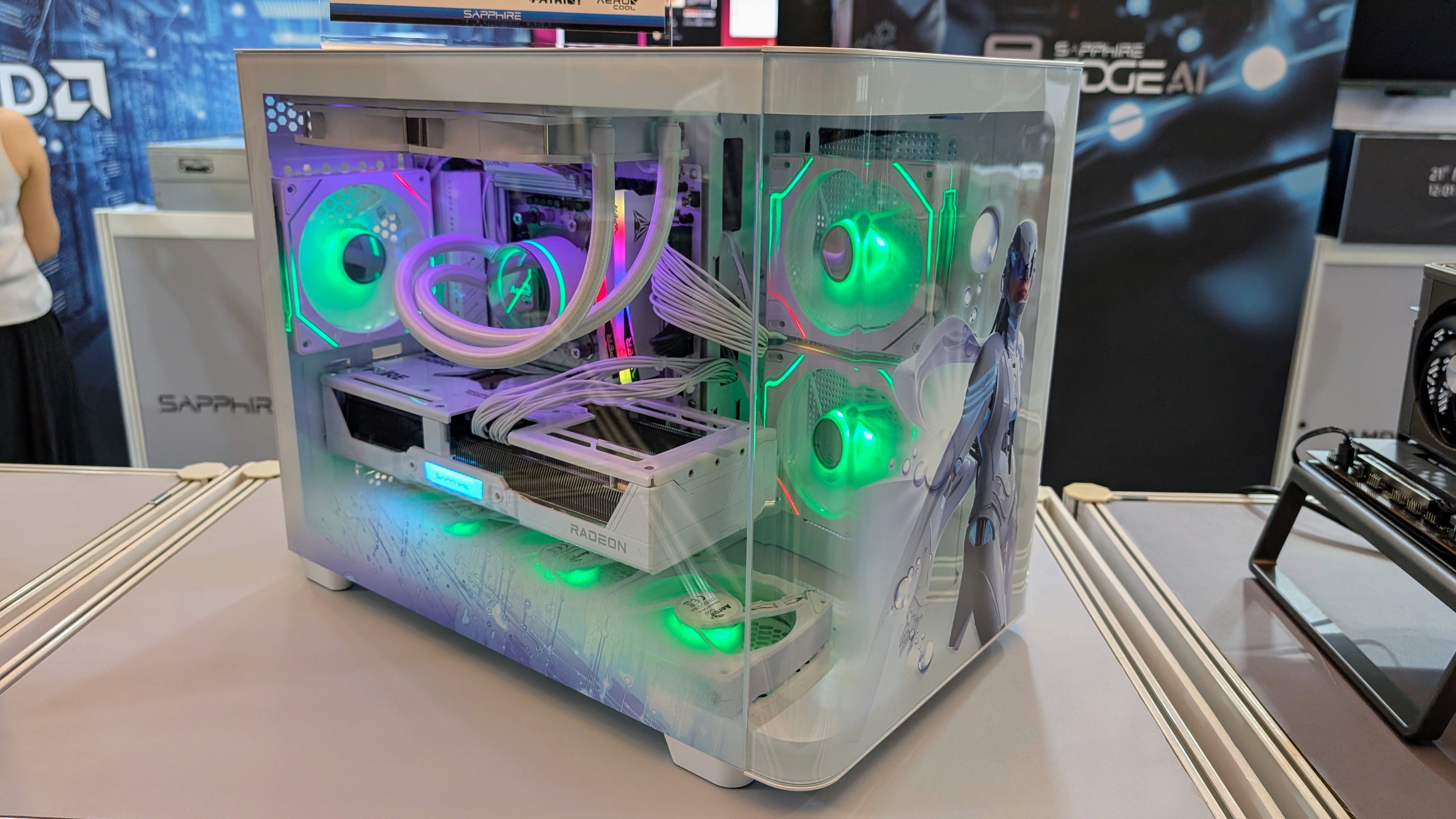 Sapphire custom gaming build at Computex 2025