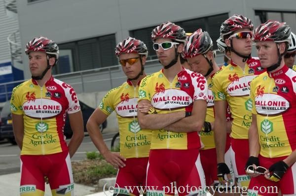 The Wallonie Bruxelles - Credit Agricole team.