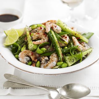 Prawn, Poppy and Sesame Salad