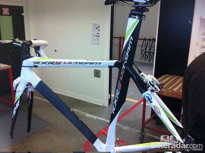 J&eacute;r&ocirc;me Coppel&rsquo;s 2012 team bike was going through the finishing shop to be restored to as-new condition. Time have a policy of selling on their pro team bikes, so a chance of a bargain maybe?