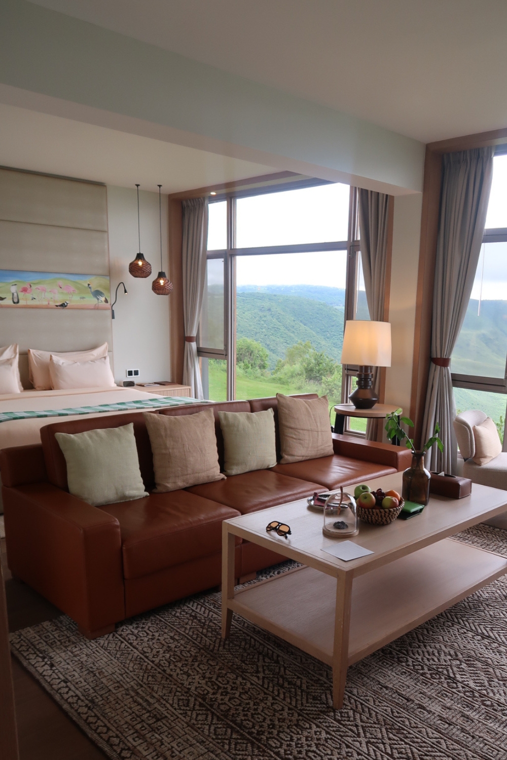 The view from my room at Ngorongoro Lodge Meli&amp;aacute; Collection