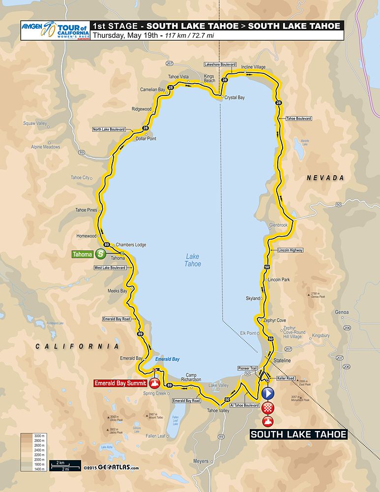 Stage 1 of the 2016 Tour of California Women's WorldTour