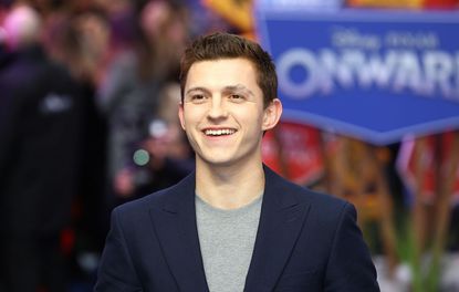 Tom Holland attends the "Onward" UK Premiere at The Curzon Mayfair on February 23, 2020 in London.