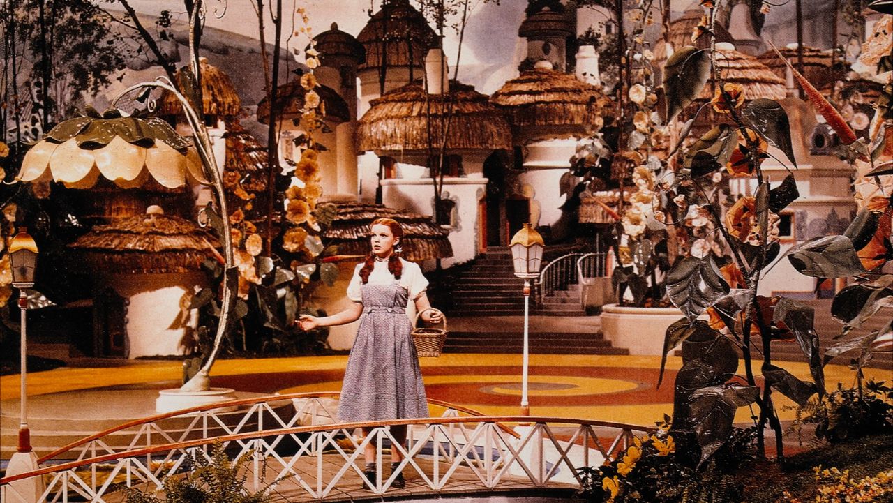 Judy Garland, on-set of the Film, &quot;The Wizard of Oz&quot;, 1939.