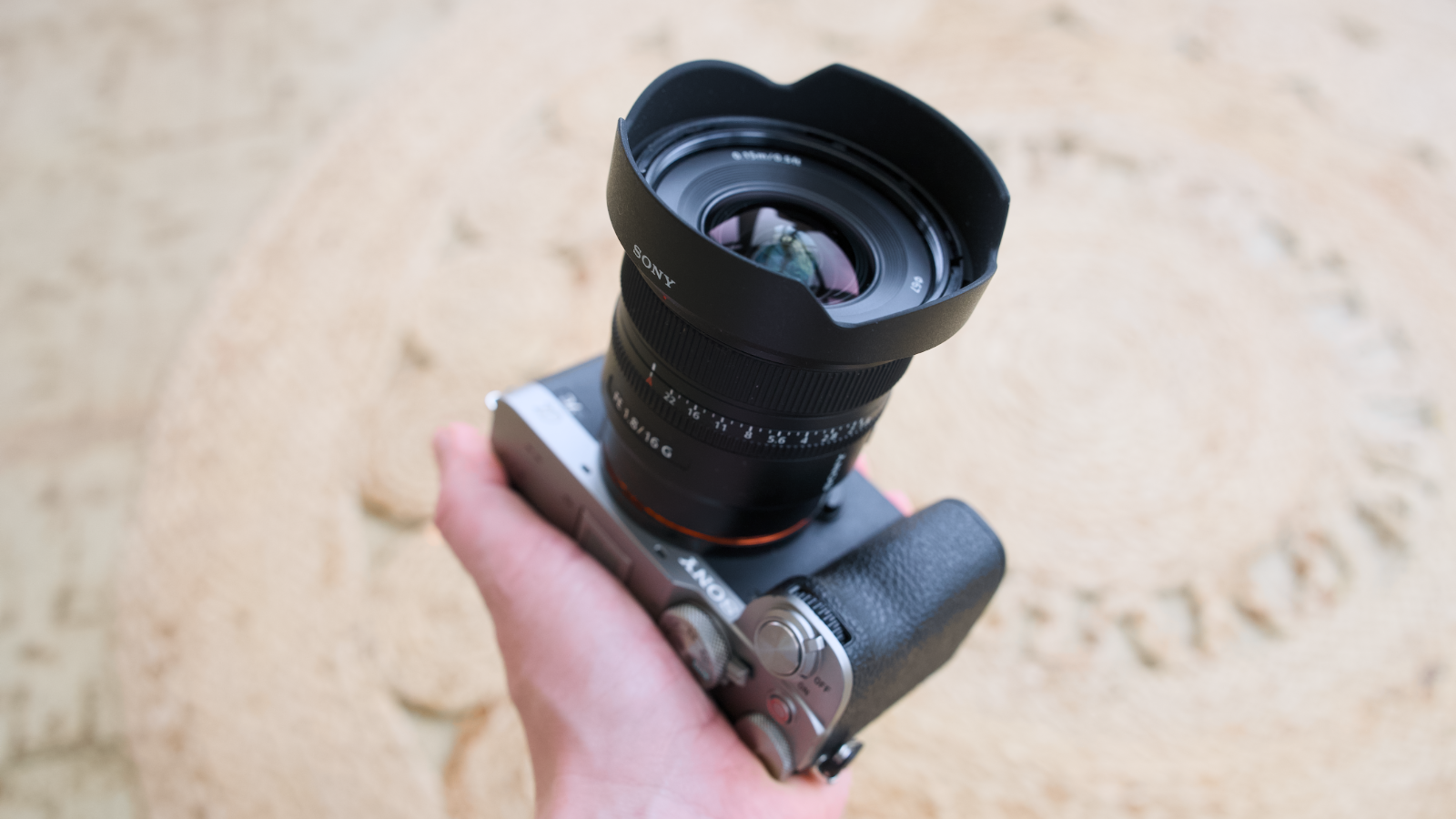 Sony FE 16mm F1.8 G lens indoor