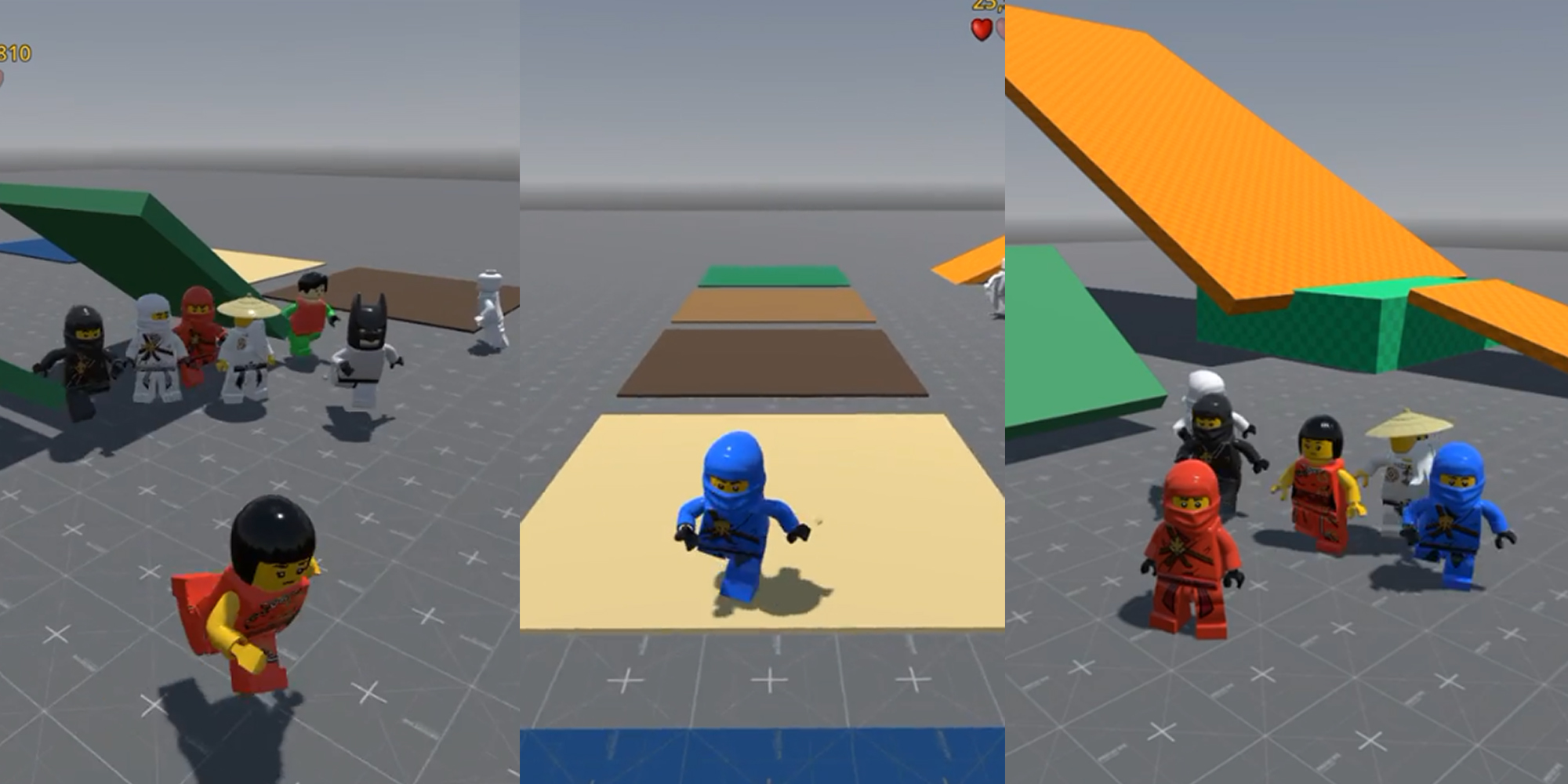 Brickworks was inspired by the developer's dream of playing a classic Lego Ninjago game.