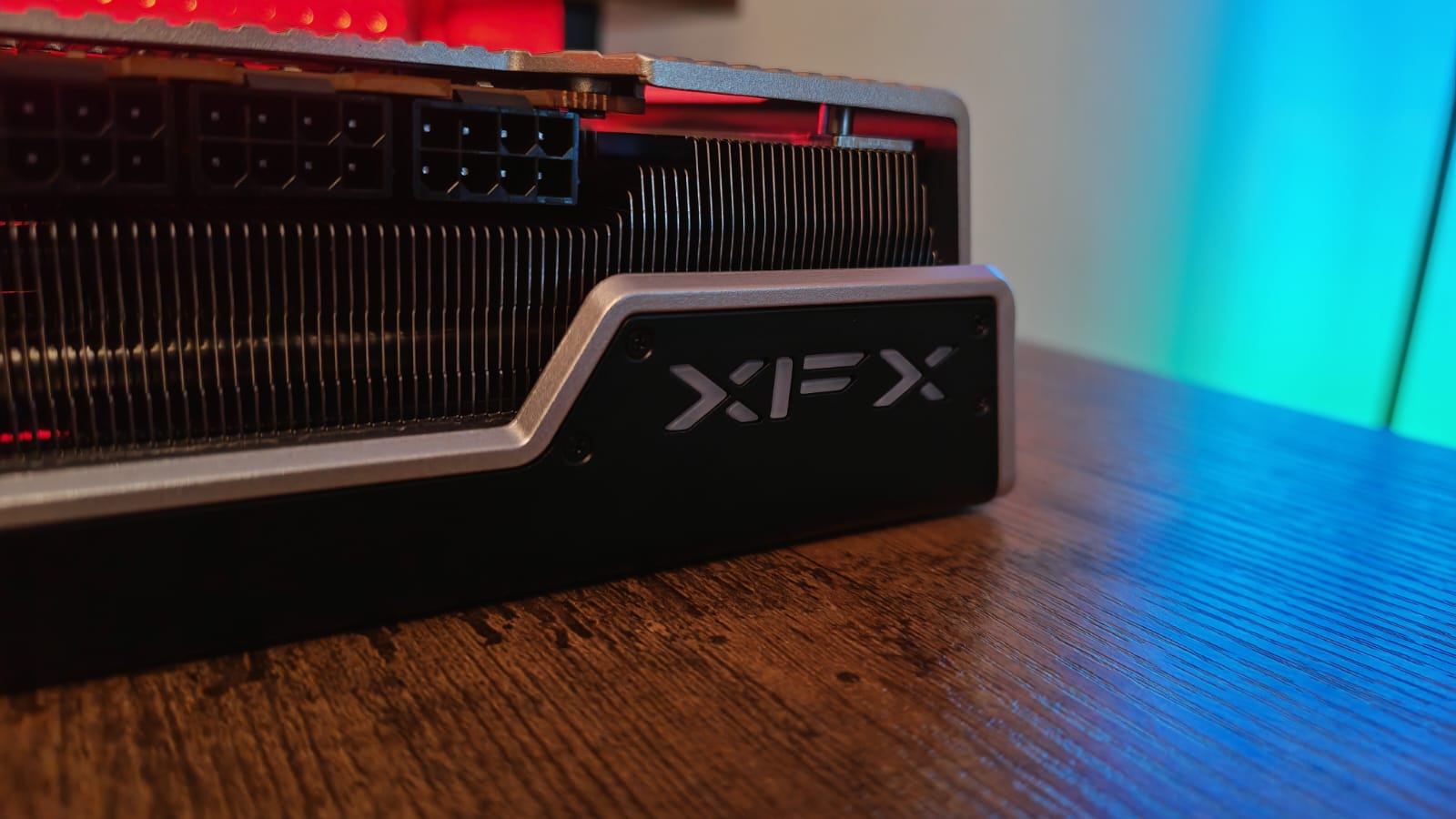 The XFX logo on the brand's version of the Radeon RX 7900 XTX