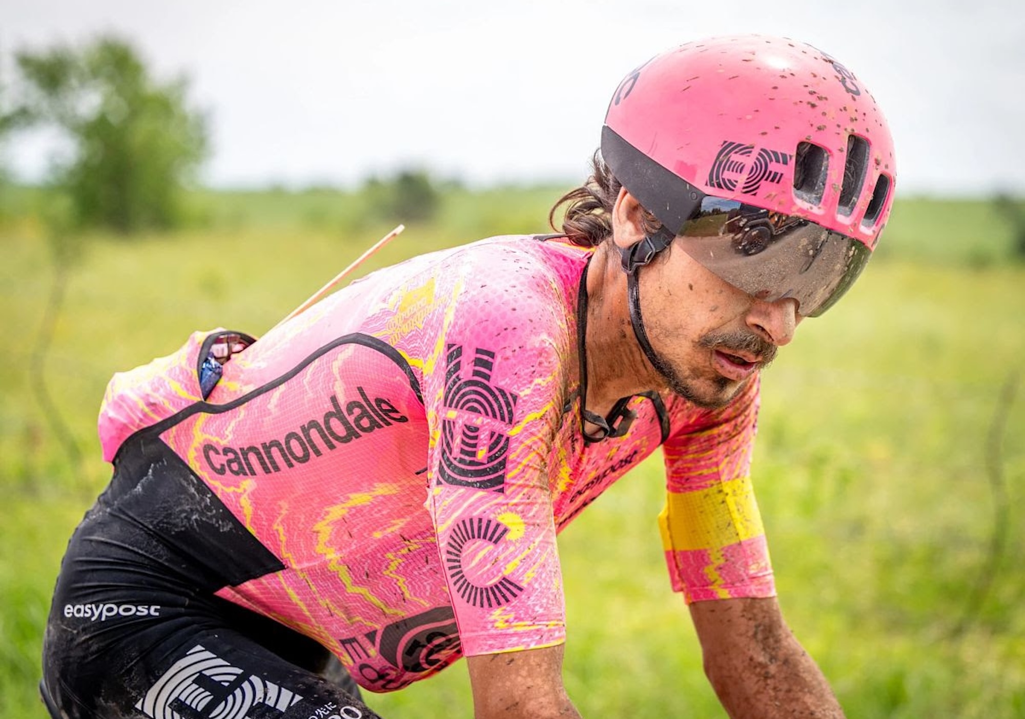 Lachlan Morton at 2024 Unbound Gravel 200