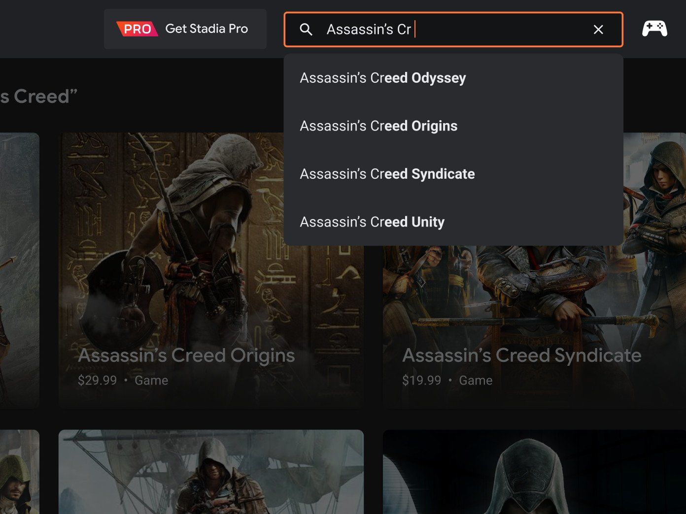 Google Stadia finally gets a search bar and more a useful Library UI ...