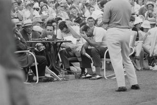 Roberto De Vicenzo having signed for the wrong score at the 1968 Masters