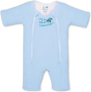 Magic Sleepsuit, Baby Merlin's Magic Merlin Sleepsuit 3-6 Months and 6-9 Months Infants - Microfleece Baby Transition Swaddle - Baby Sleep Suit Blue