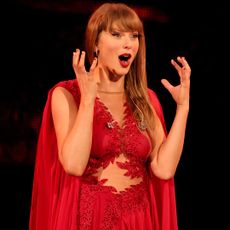 INDIANAPOLIS, INDIANA - NOVEMBER 01: EDITORIAL USE ONLY. NO STANDALONE PUBLICATION USE (NO SPECIAL INTEREST OR SINGLE ARTIST PUBLICATION USE; NO BOOK USE). Taylor Swift performs onstage during "Taylor Swift | The Eras Tour" at Lucas Oil Stadium on November 01, 2024 in Indianapolis, Indiana. (Photo by Kevin Mazur/TAS24/Getty Images for TAS Rights Management)