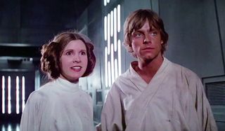 Luke and Leia in A New Hope