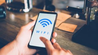 Connecting to Wi-Fi hotspot on a mobile phone