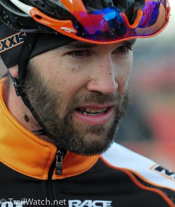 Geoff Kabush (Maxxis-Rocky Mountain) grew out his iconic sideburns into a full beard for winter.