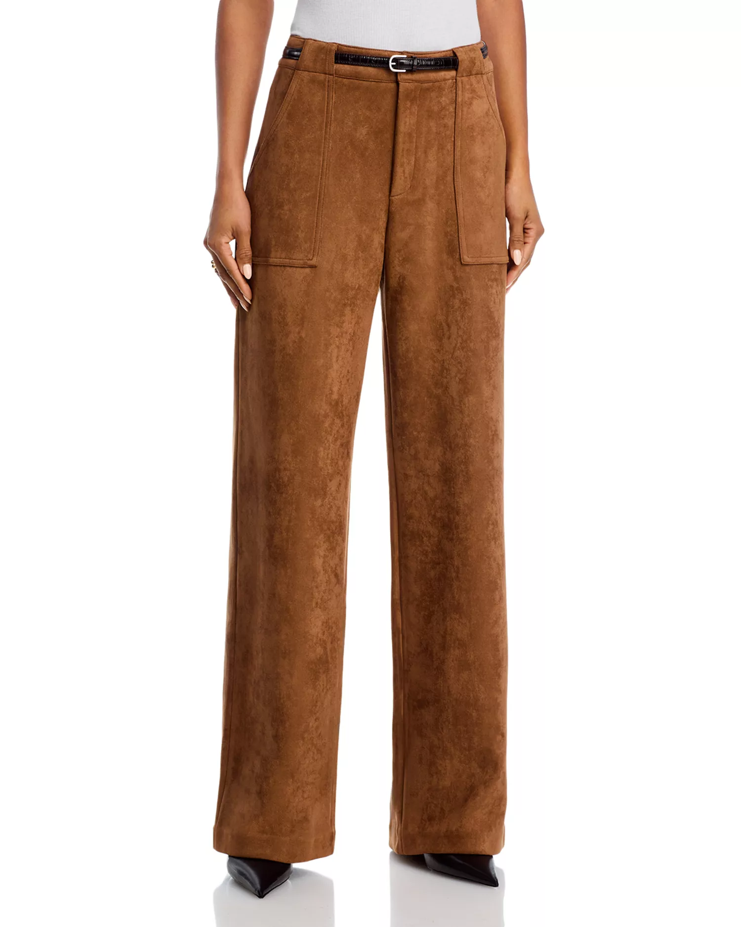 Faux Suede Pants