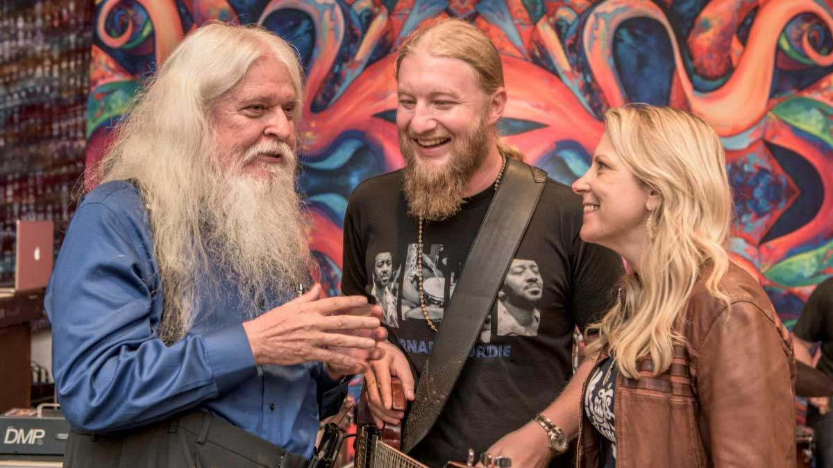 Leon Russell, Derek Trucks and Susan Tedeschi in conversation
