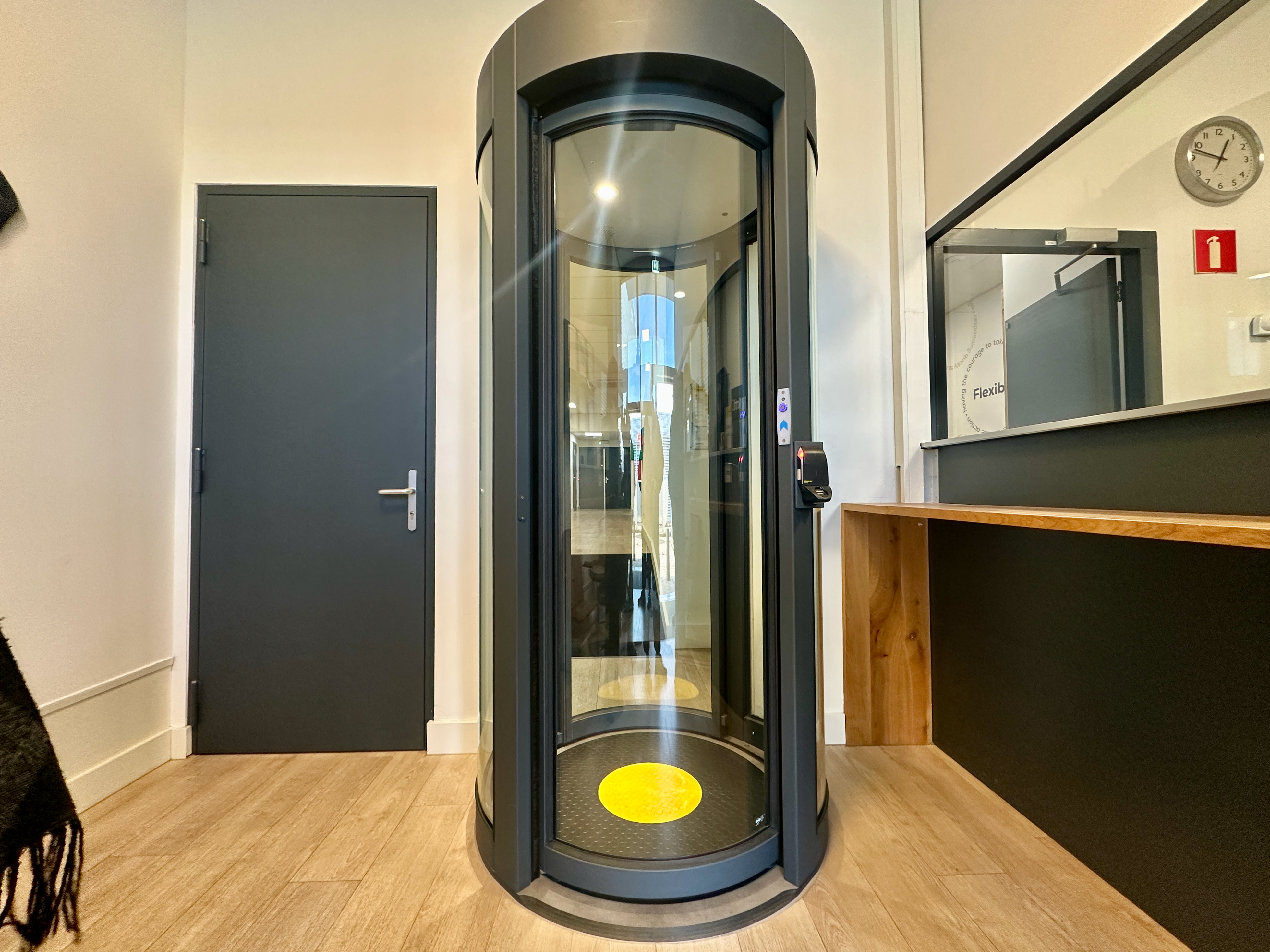 The entry tube of the data center