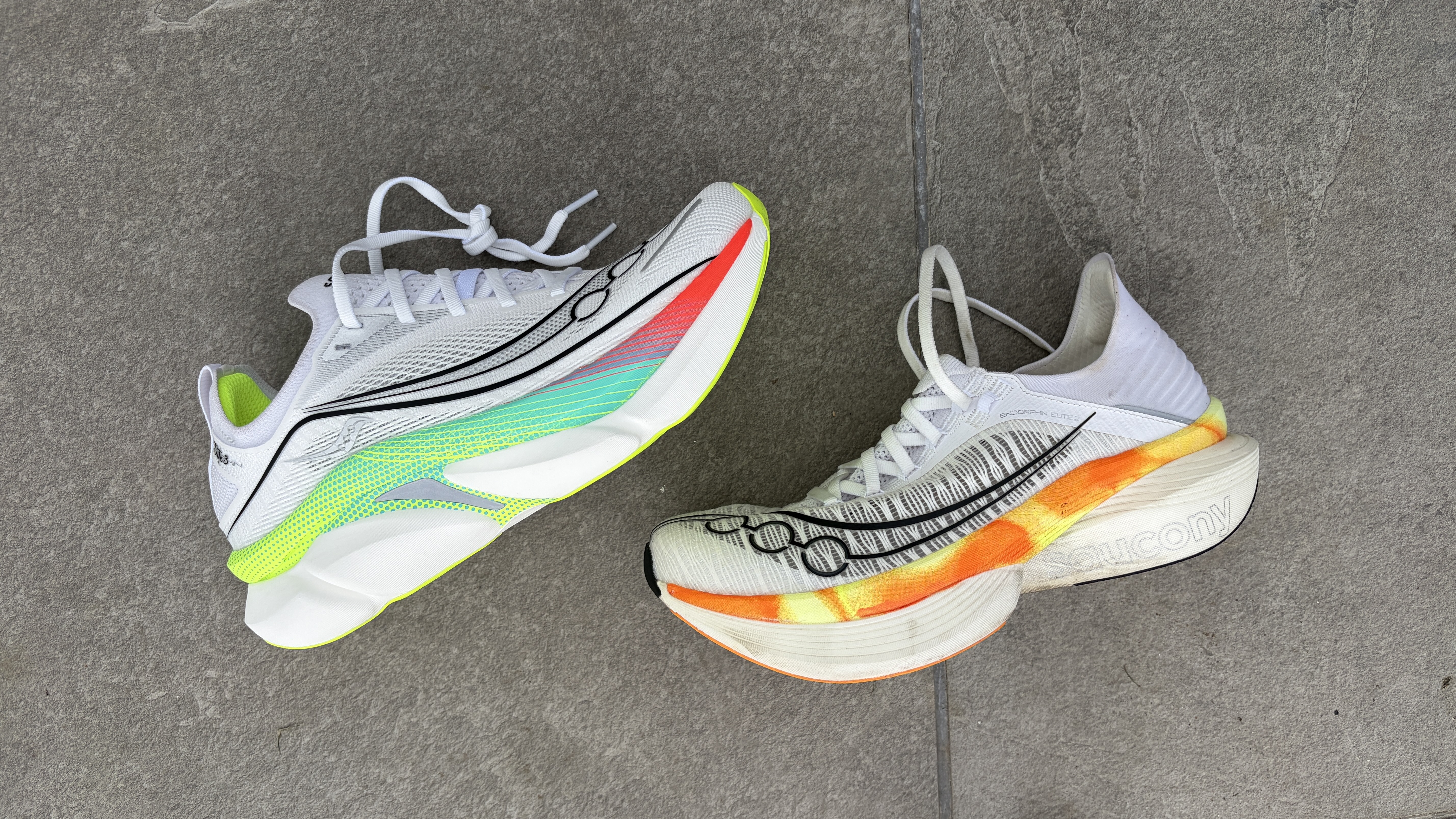 Saucony Endorphin Elite 3 and Saucony Endorphin Elite 2