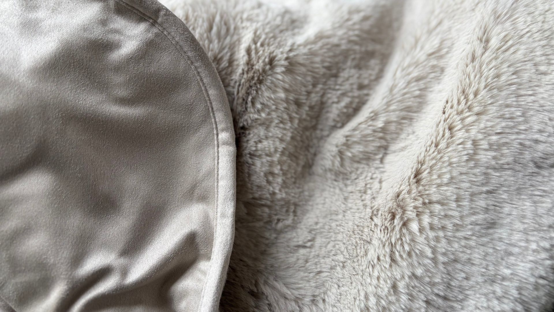 Testing The White Company Faux Fur Heated Throw