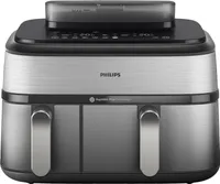 Philips Airfryer 5000 Series Dual Basket NA555/00 voor 198 euro + 30 euro cashback Philips Airfryer 5000 Series Dual Basket NA555/00 voor 198 euro + 30 euro cashback