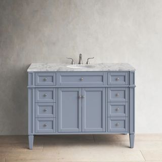 wayfair bathroom vanity blue gray