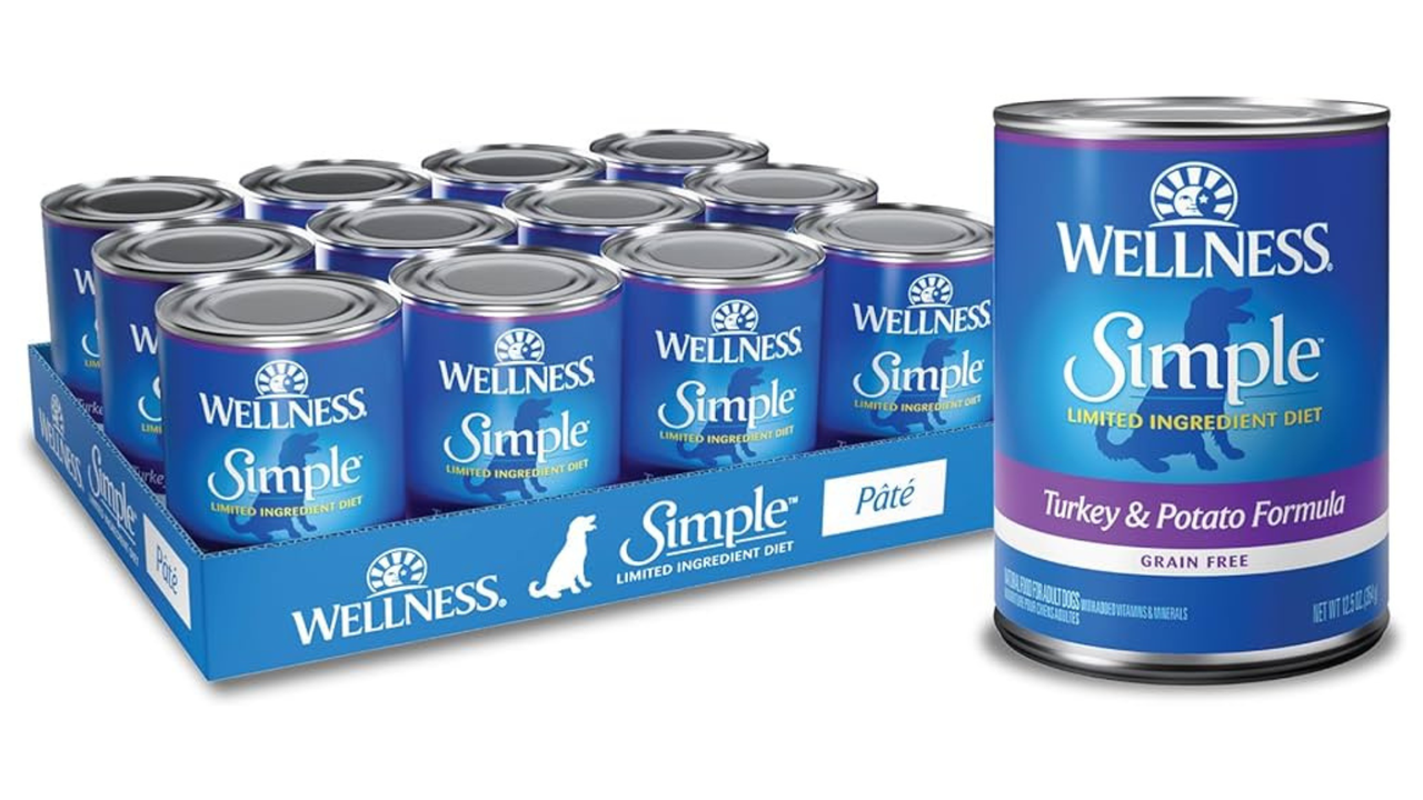Wellness Simple Limited Ingredient Diet Grain-Free Turkey &amp; Potato Formula Canned Dog Food