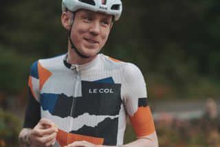 Images of Mark Bruce on his everesting challenge