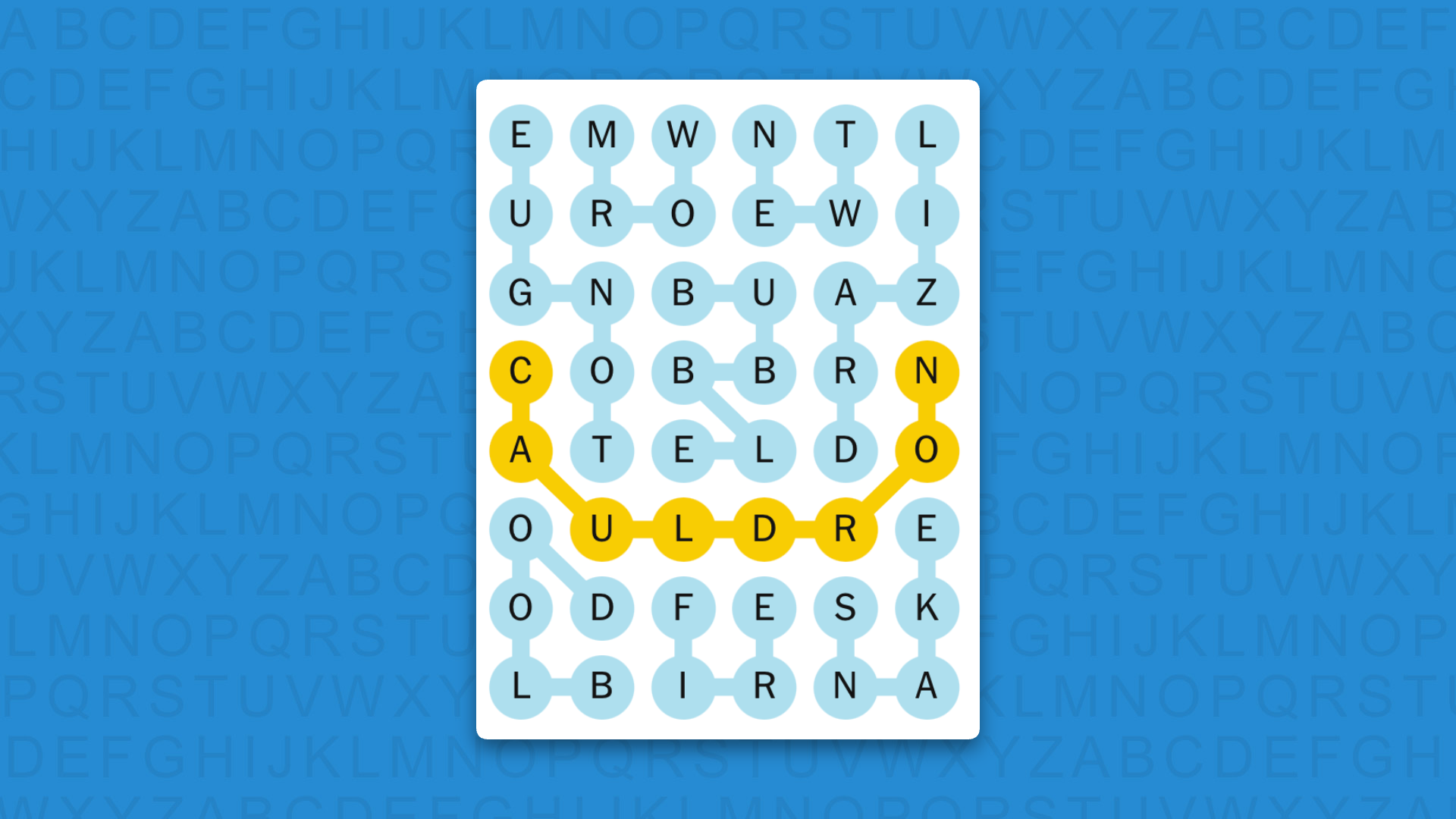 NYT Strands answers for game 970 on a blue background