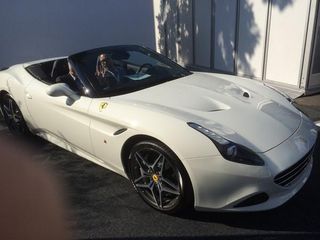 And a little something for the drivers out there – the new Ferrari California T, powered by ‪JBL‬ and a 552bhp V8