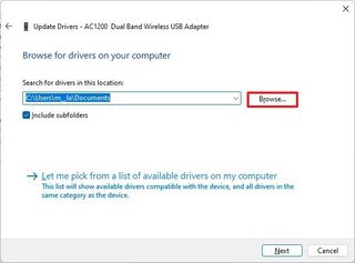 Search driver flies device manager