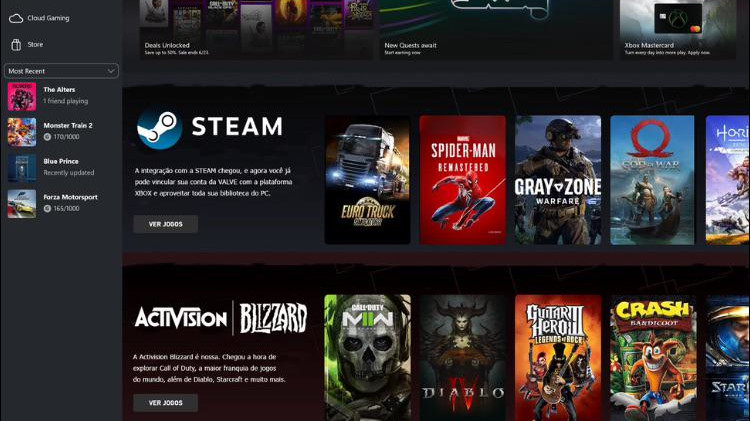 Xbox PC app Steam integration