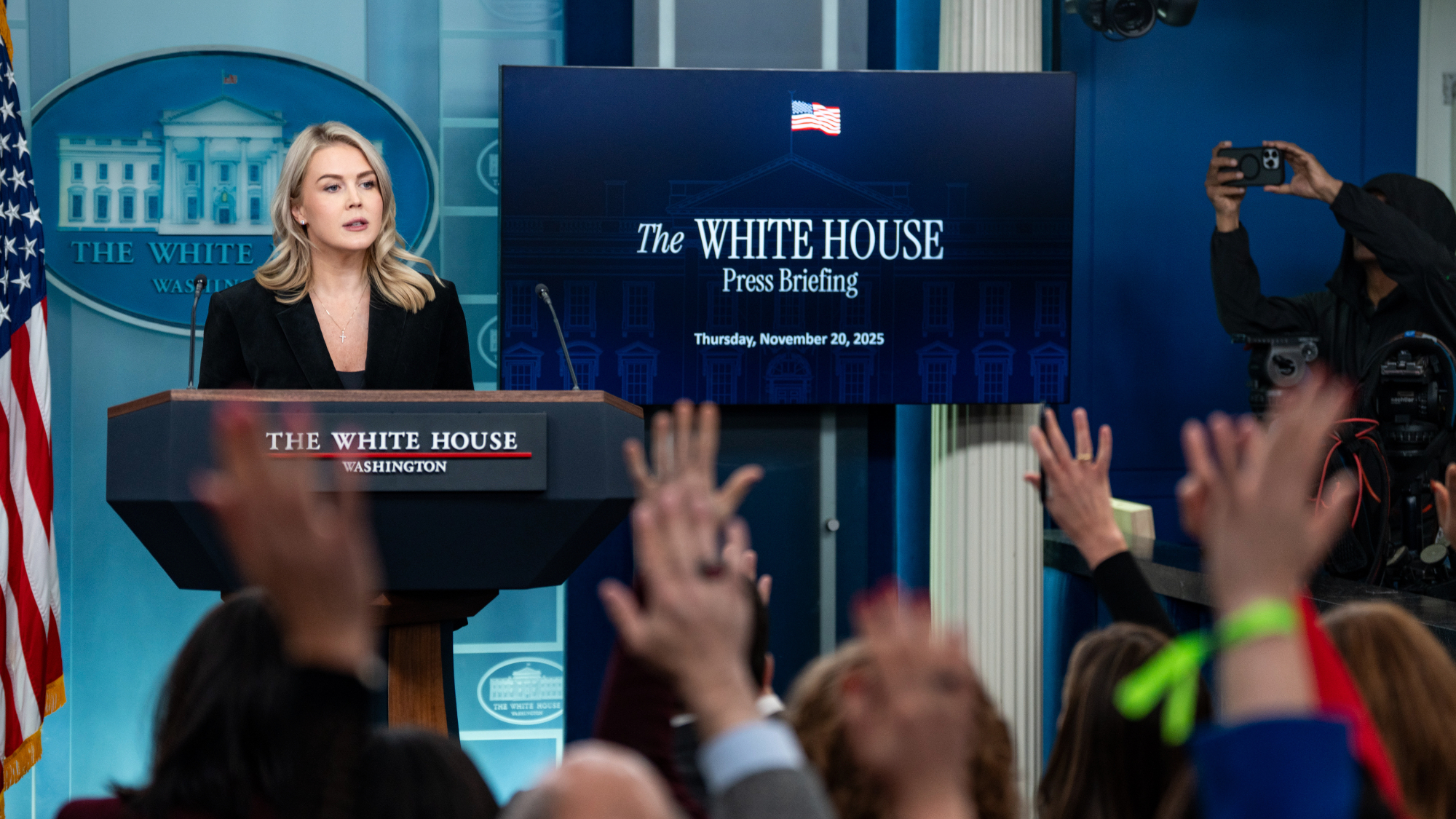 White House Press Secretary Karoline Leavitt