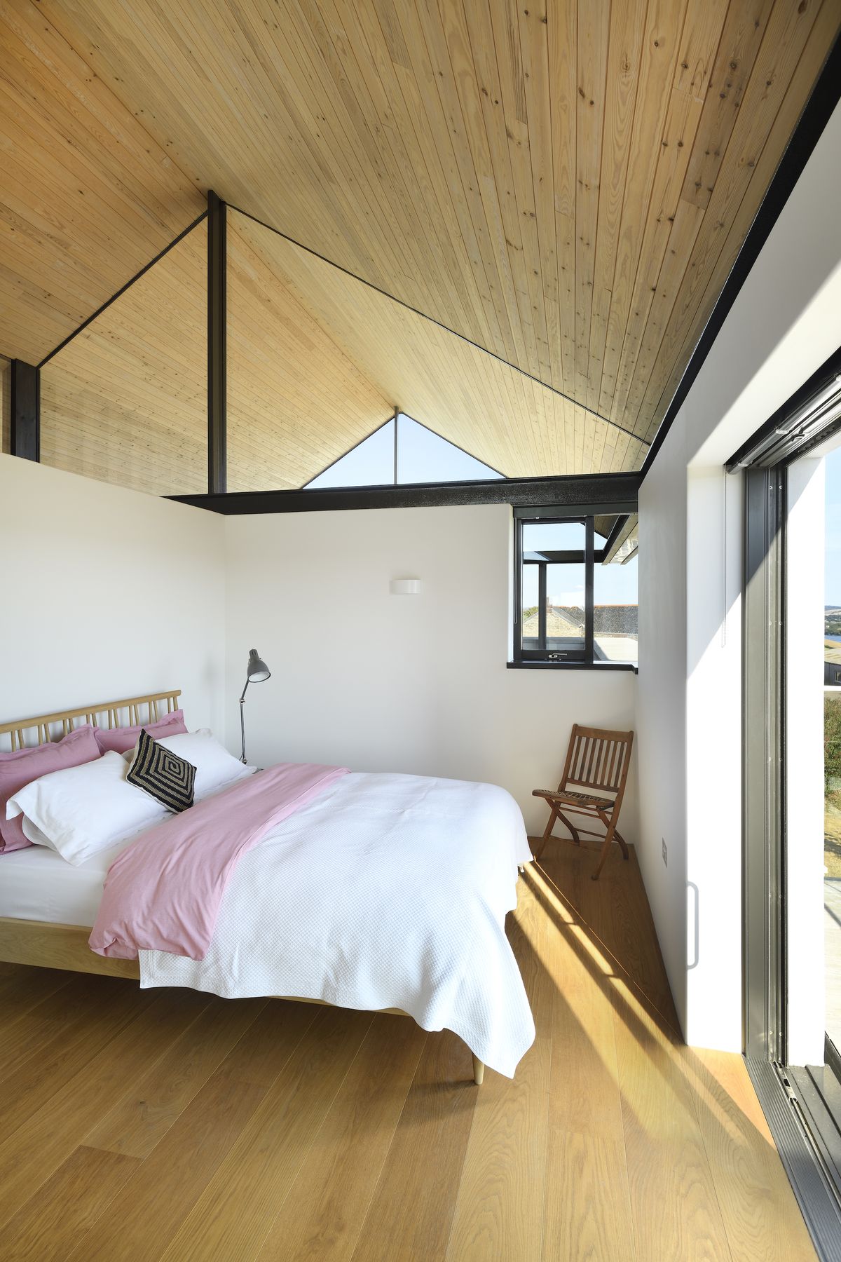 glass sliding doors in bedroom