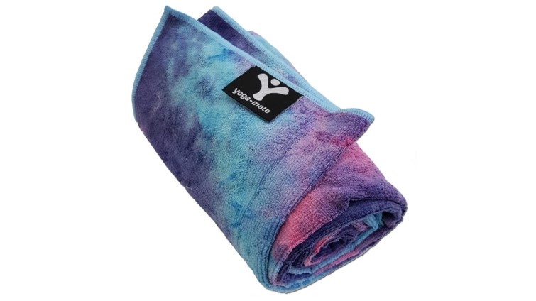 colorful yoga towel