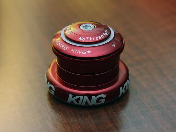 Chris King's new Mixed InSet headset allows users to install a tapered 1 1/8"-to-1 1/2" fork into a standard 44mm oversized head tube.