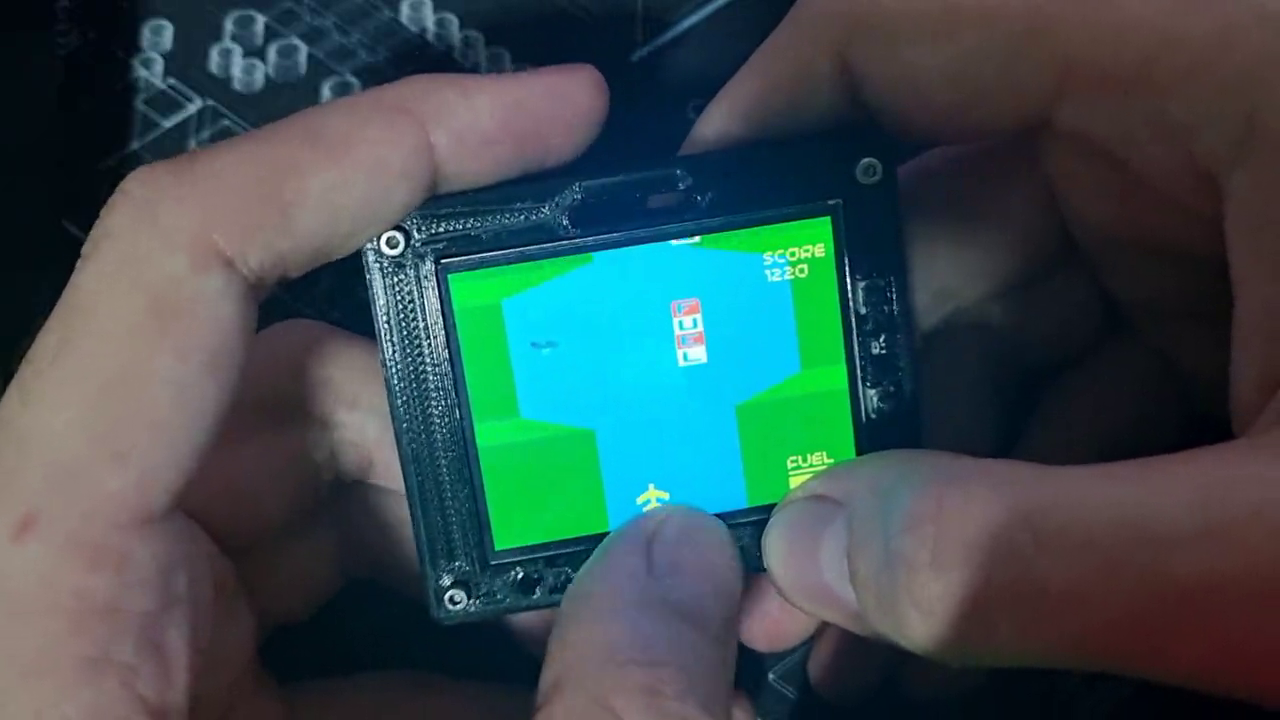 River Raid on a Pimoroni Tufty2040