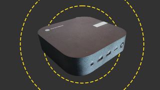 The Asus Chromebox 5 on the ITPro background