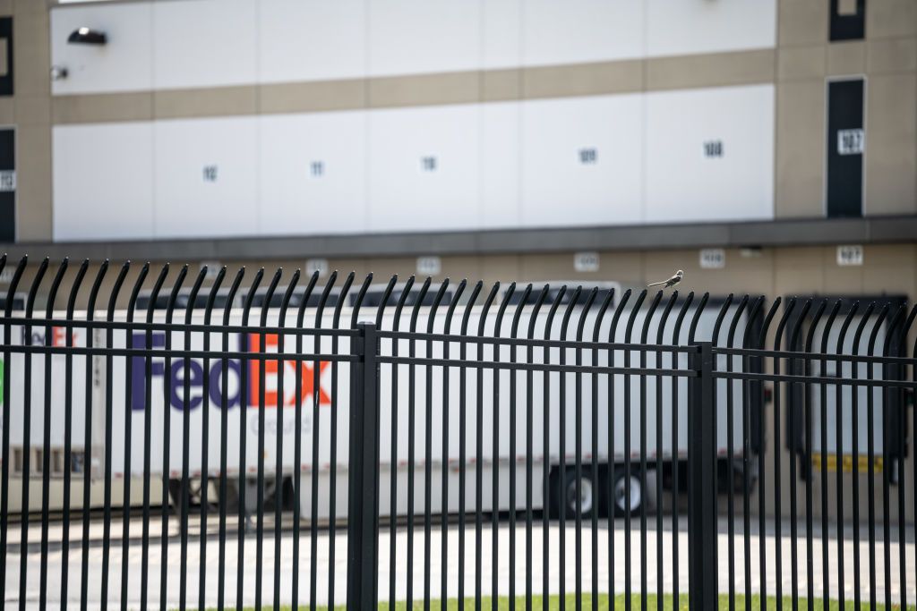 Indianapolis FedEx facility that was the site of a mass shooting.