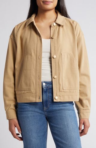 Cotton Twill Utility Jacket