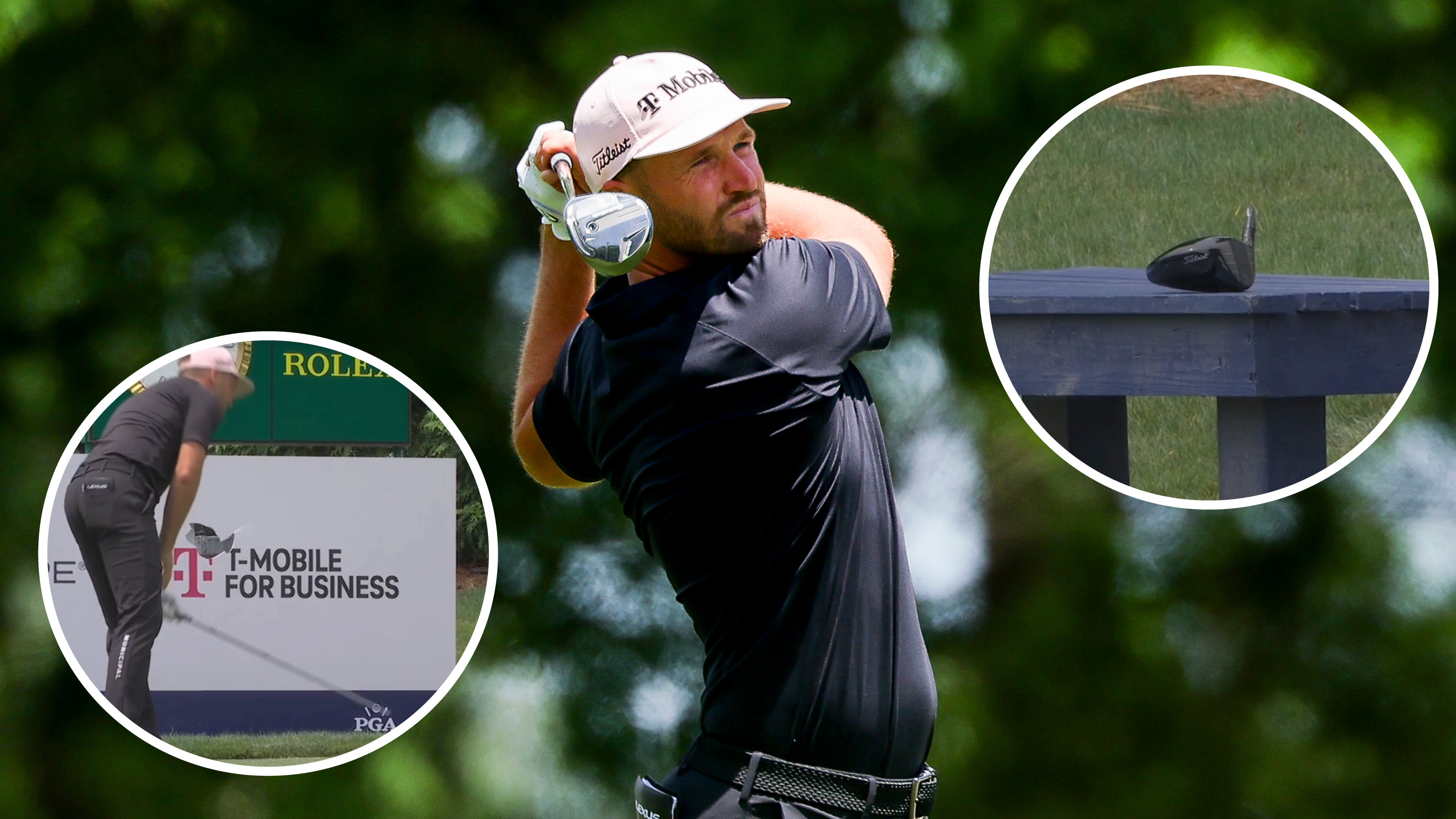 Wyndham Clark at the PGA Championship 