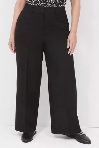 Lane Bryant Perfect Drape High-Rise Wide Leg Pant