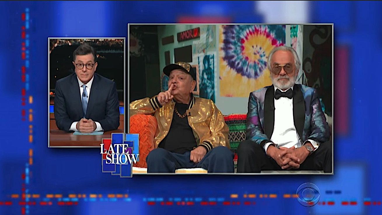 Cheech and Chong tell Stephen Colbert that pot is 'over,' so they've ...