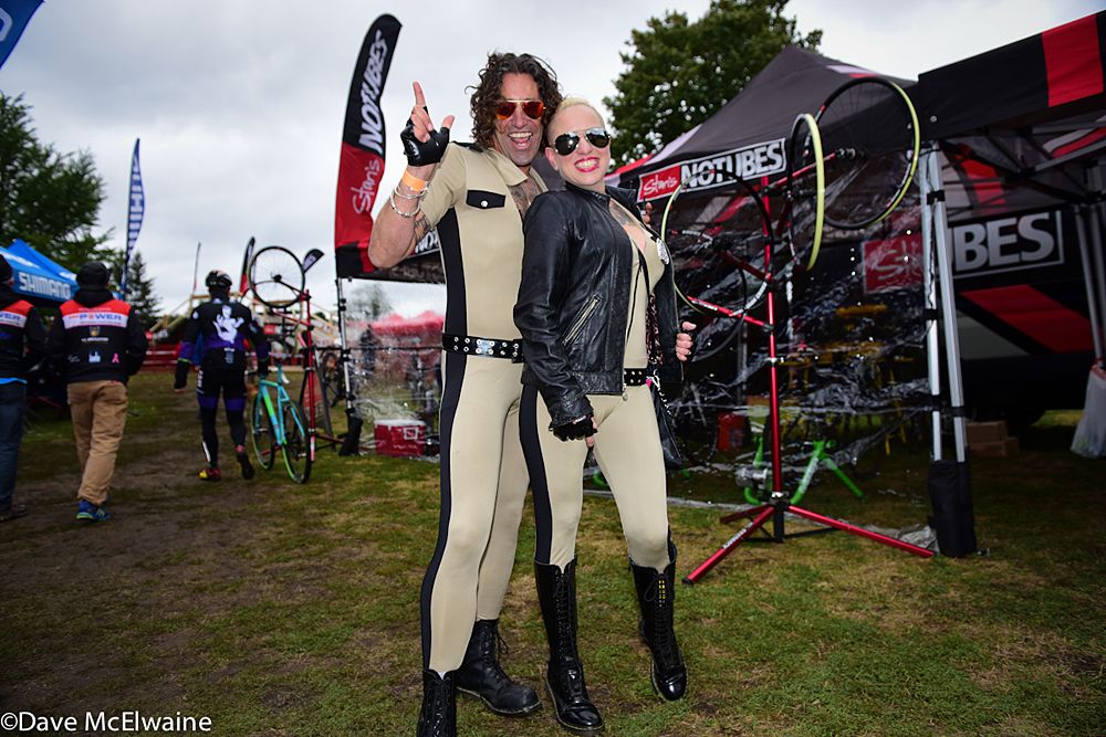 You see all sorts of characters at cyclo-cross races