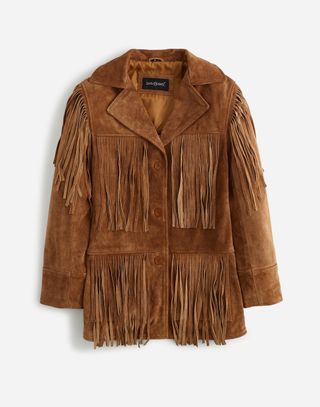 Madewell x Reluxe Fashion, 1970s Style Preowned Suede Fringed Jacket