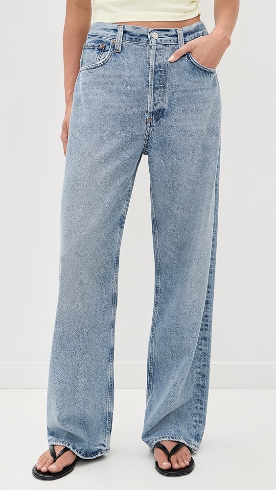 Agolde Low Slung Baggy Flyweight Jeans