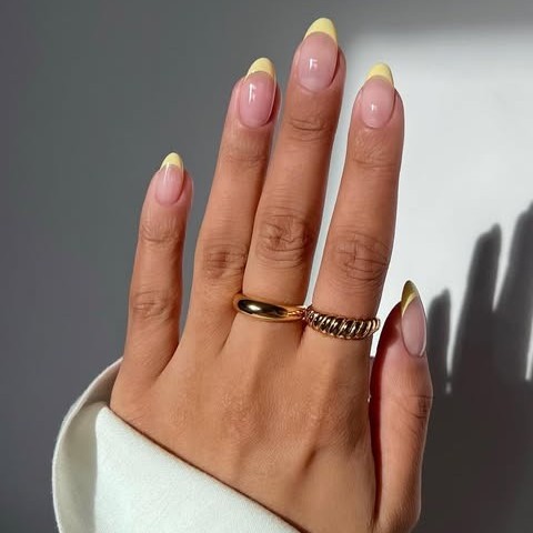 Photo of sunny French nails 