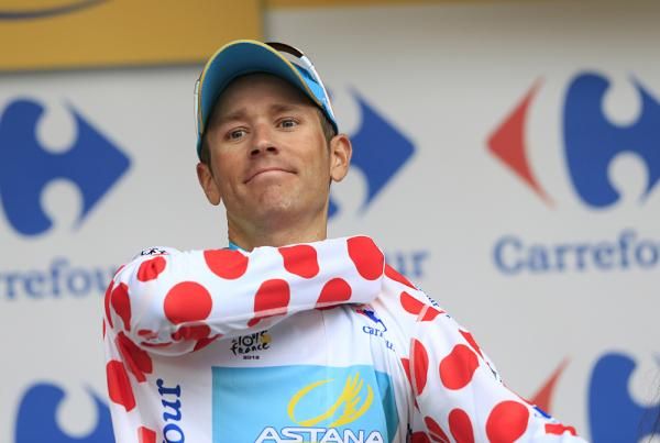 Best climber Fredrik Kessiakoff kept the polka dots after stage 14